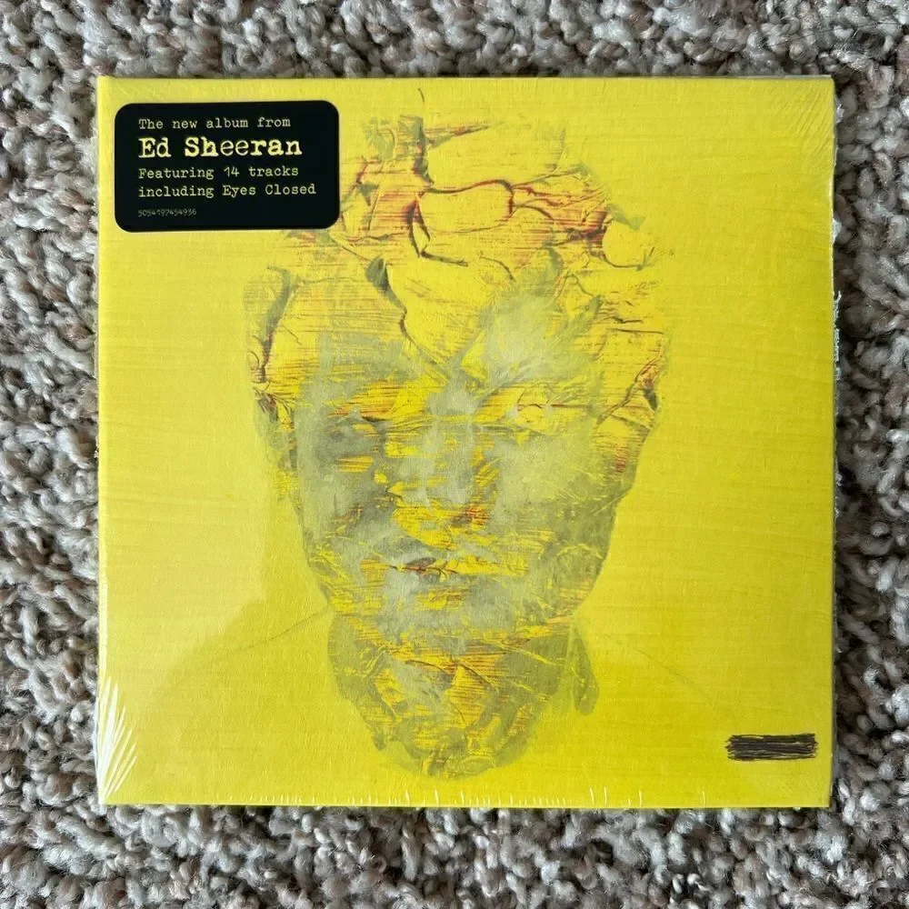 ED SHEERAN SUBTRACT CD WITH HAND SIGNED ART CARD AUTOGRAPH